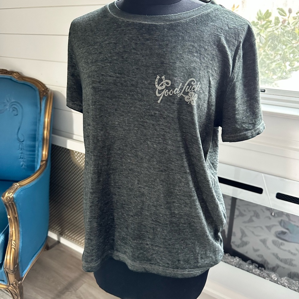 Lucky Brand Green Charcoal T-Shirt
